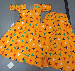 Full Gher Umbrella Palazzo Suit