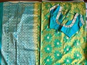 Banarasi Silk Saree With Blouse