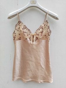 Satin Maxi Top.