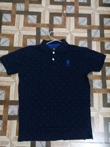 100% Orignal US POLO T-shirt (Navy Blue)