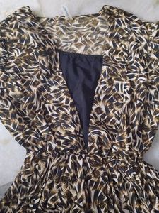 A Tiger Printed Dress