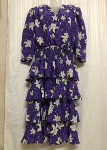 Yessica Blue Printed Dress