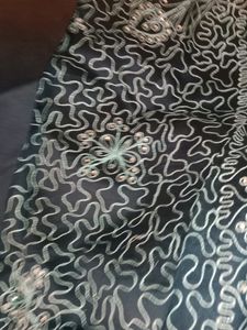 Simple Stone Works Saree Ramar Blue Sare