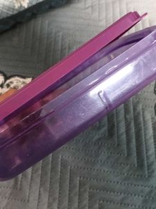 Purple Plastic Food Storage Container