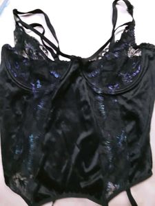 Black Lace Cami Slip