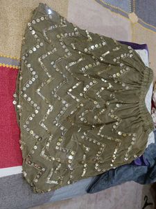 Pure Chiffon Heavy Mastani Dress For Girl