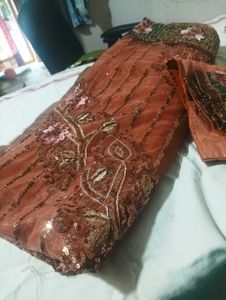 Embroidered Formal Dress