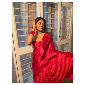 Red Saree