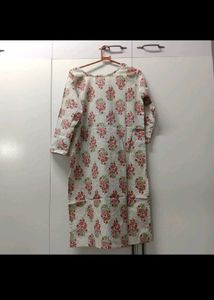 Floral Print Kurta