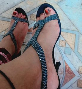 All Black Heels 👠👠 With Diomond