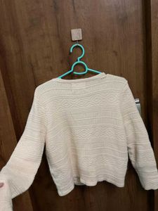 Cream Knit Cardigan
