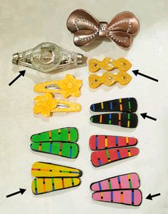Tic Tac &amp; Barrette hair clips.🌷