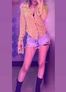 HIGH WAISTED DENIM SHORTS