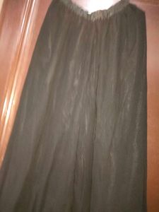 Women Black Party Wear Embroiday PlaZzo