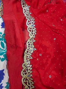 Elegant Red Saree