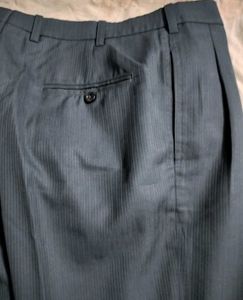 Men&#39;s Grey Striped Pants