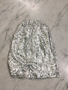 White Sequens Skirt