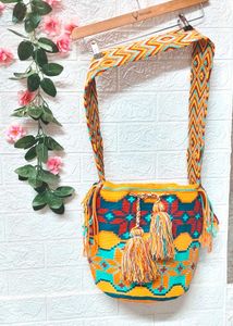 🎁Buy Two Get One Free🎁Colorful Handwoven Handbag