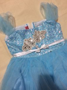 Blue Frock For A Baby Girl