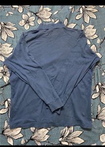Uniqlo Soft Touch Mock Neck Long Sleeve T-Shirt