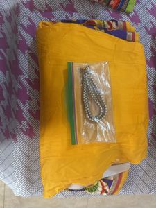 Yellow Lehenga Choli  with Anklets
