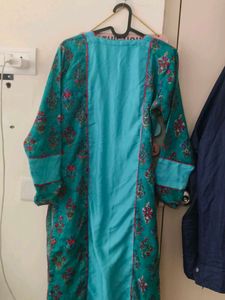 Elegant Floral Print Kurta