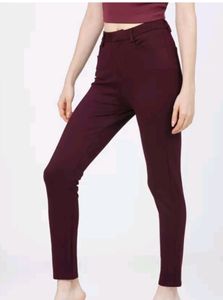 Burgundy Formal Trousers