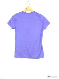 The Nike Tee Purple Round Neck T-Shirts (Women&#39;s)