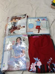 4 Pc Combo Lowertshirt Set