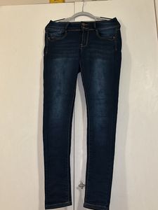 Dark Blue Highwaisted Skinny Jeans