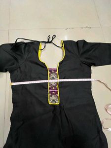 Embroidered Black kurta