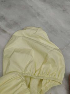 Yellow Bustier Cottage Core Dress