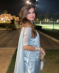 Aqua Blue Farsi Salwar Suit