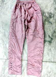 Pink colour silk plazzo salwar pant