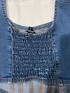 Denim Corset Top