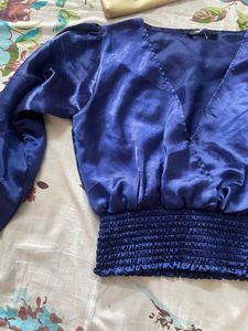Hotttt Satin Crop Topp Under 200 Only