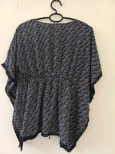 Floral Print Kaftan Top