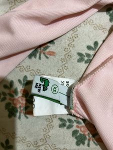 Pink Long Sleeve Top with Lace