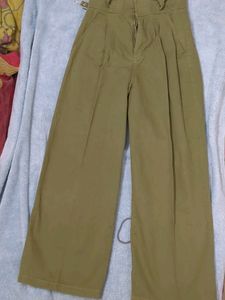 Korean Olive Green Cargo Pant New