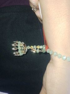 Green Beaded Bracelet