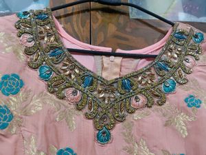 Embroidered Indian Gown