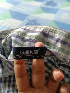 Green &amp; Blue Gingham Shirt
