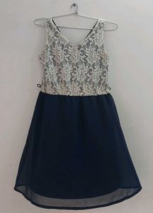 Vero Moda Lace & Chiffon Dress