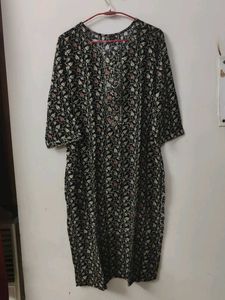 Elegant Floral Print Kurta