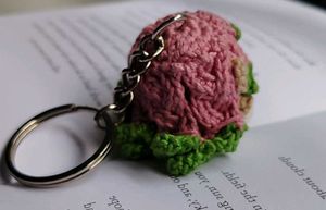 Mitsuri kanroji crochet keychain, demon slayer
