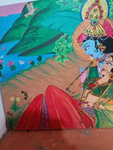Lord Krishna Radha Amazing 😍 Painting