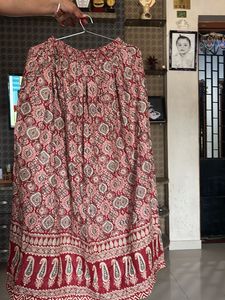 Paisley Print Long Skirt