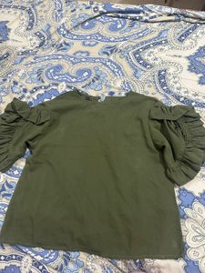 Olive Green Tops - Set of 2