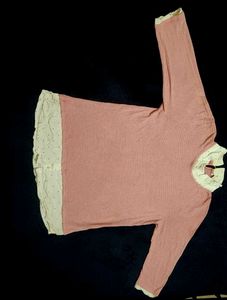 Pink Layered Long Sleeve Top