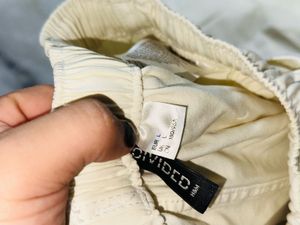 Cream Cargo Pants